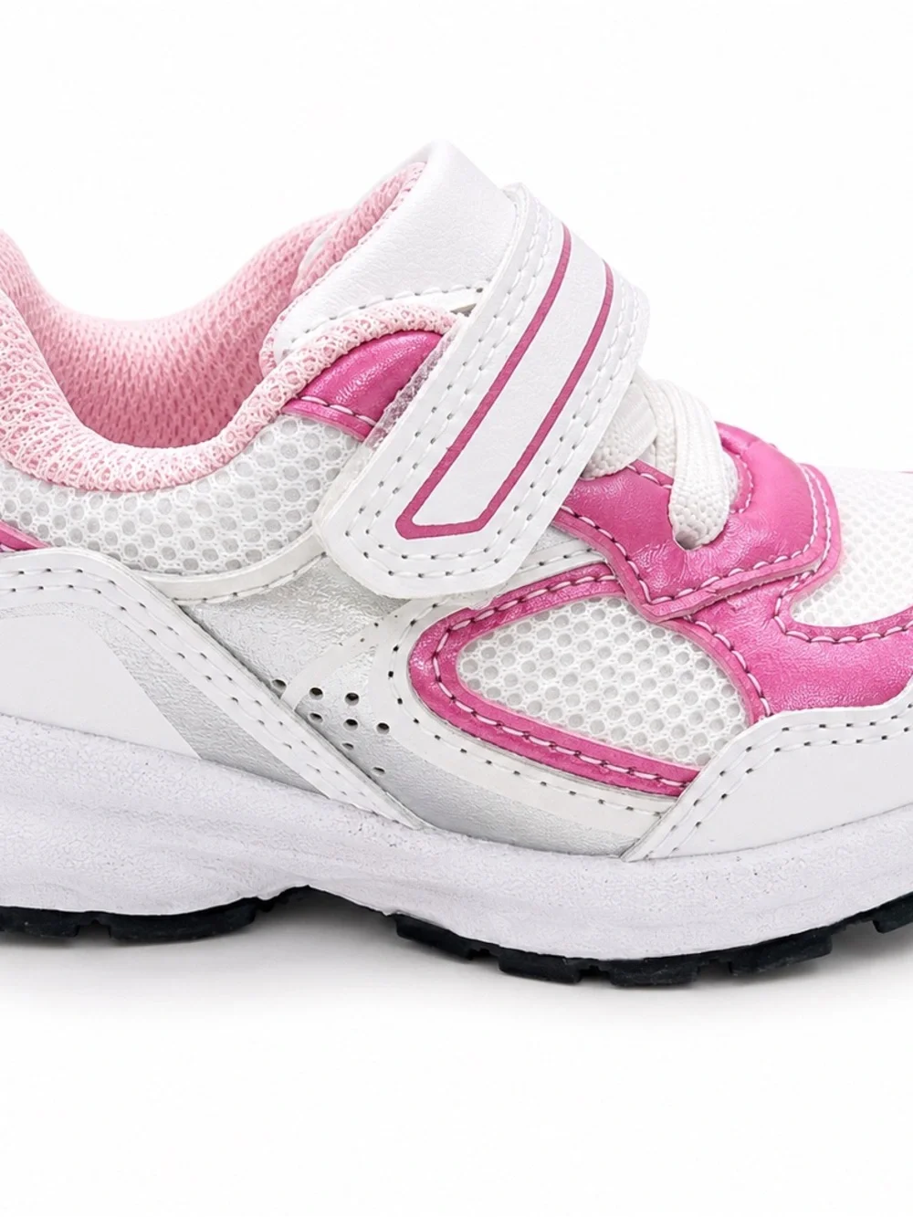 Kids Active Sneakers - White & Pink